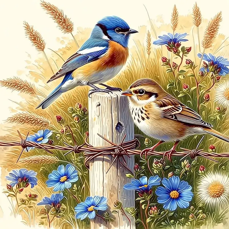 

RUOPOTY Diamond Painting Kits Home Wall Decor Diamond Art Kits Bird Full Round/Square Diamond Art For Adults Adult Diamond Art