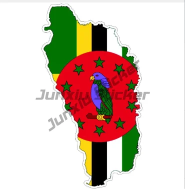 스티커 데칼 기념품 비닐 자동차 방패 도시 깃발 세계 문장 도미니카