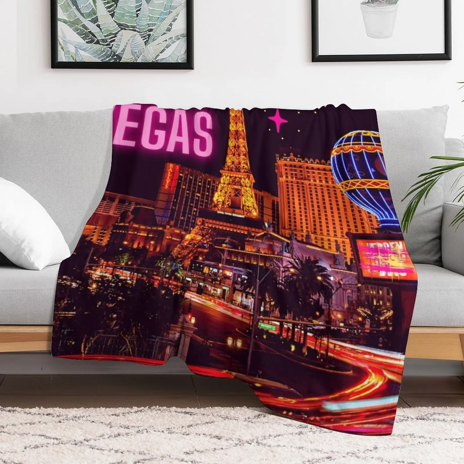I LOVE LAS VEGAS Throw Blanket Decorative Soft Throw Blanket for Couch Sofa