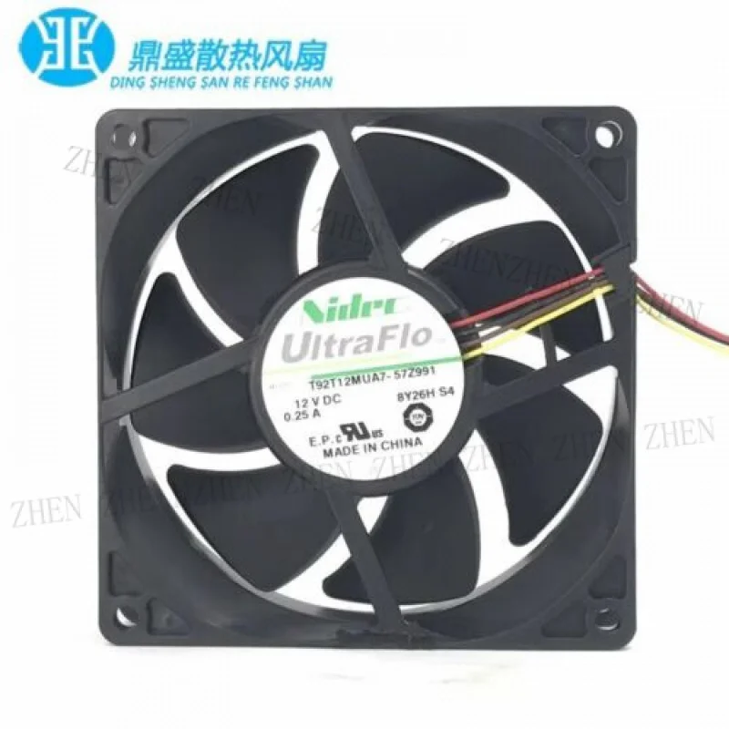 

Y FOR Nidec T92T12MUA7-57Z991 9025 DC12V 0.25A 9CM 4-Wire PWM Cooling Fan