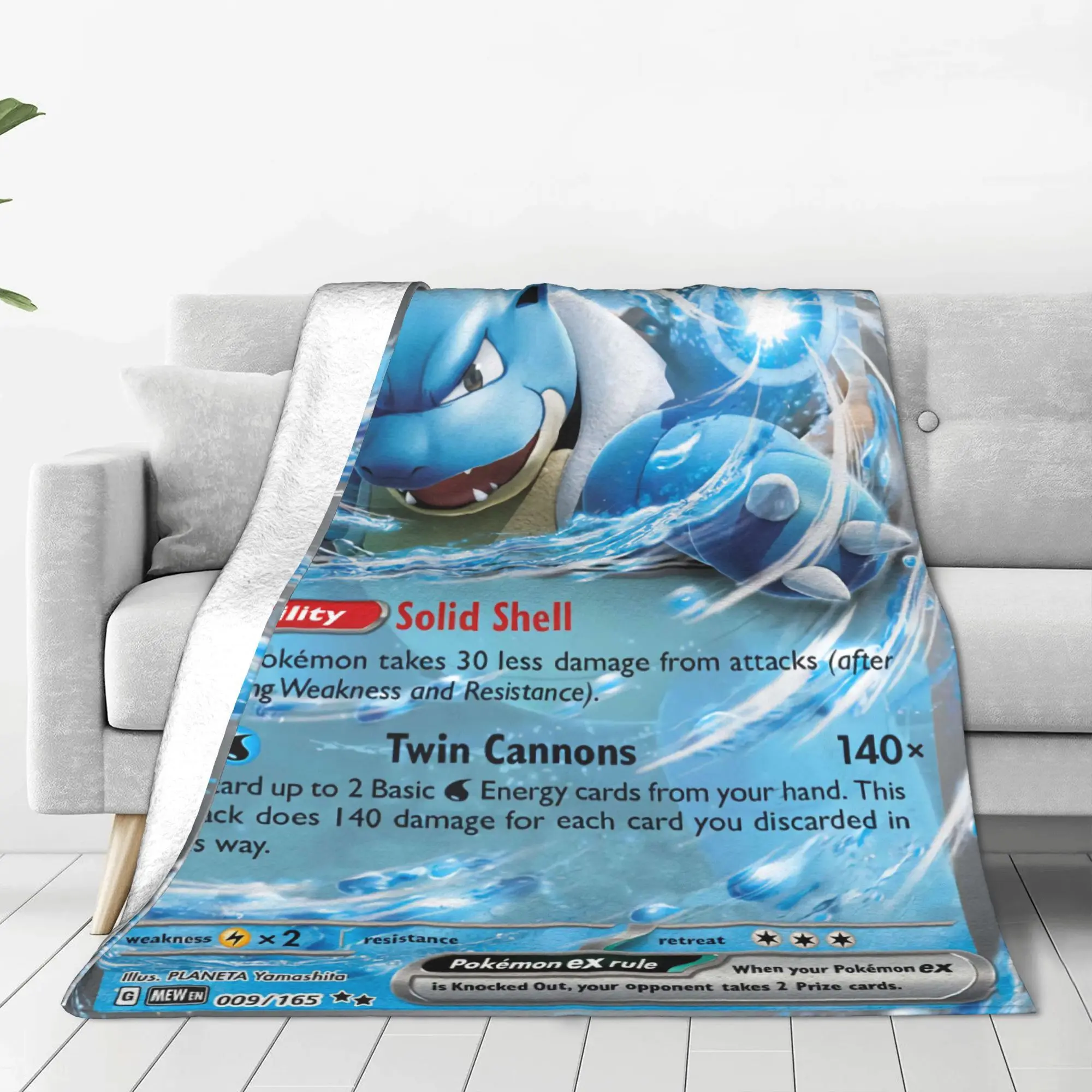 

Фланелевые одеяла Pokemon Blastoise, зимнее теплое одеяло для детей, уличное новое покрывало, чехол для дивана-кровати