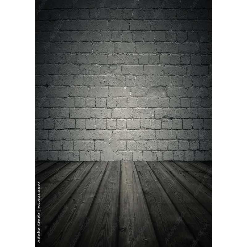 Vintage Tường Gạch Sàn Gỗ Chụp Ảnh Phông Nền Chân Dung Ảnh Nền Phòng Thu Chống Đỡ 211218 ZXX-12
