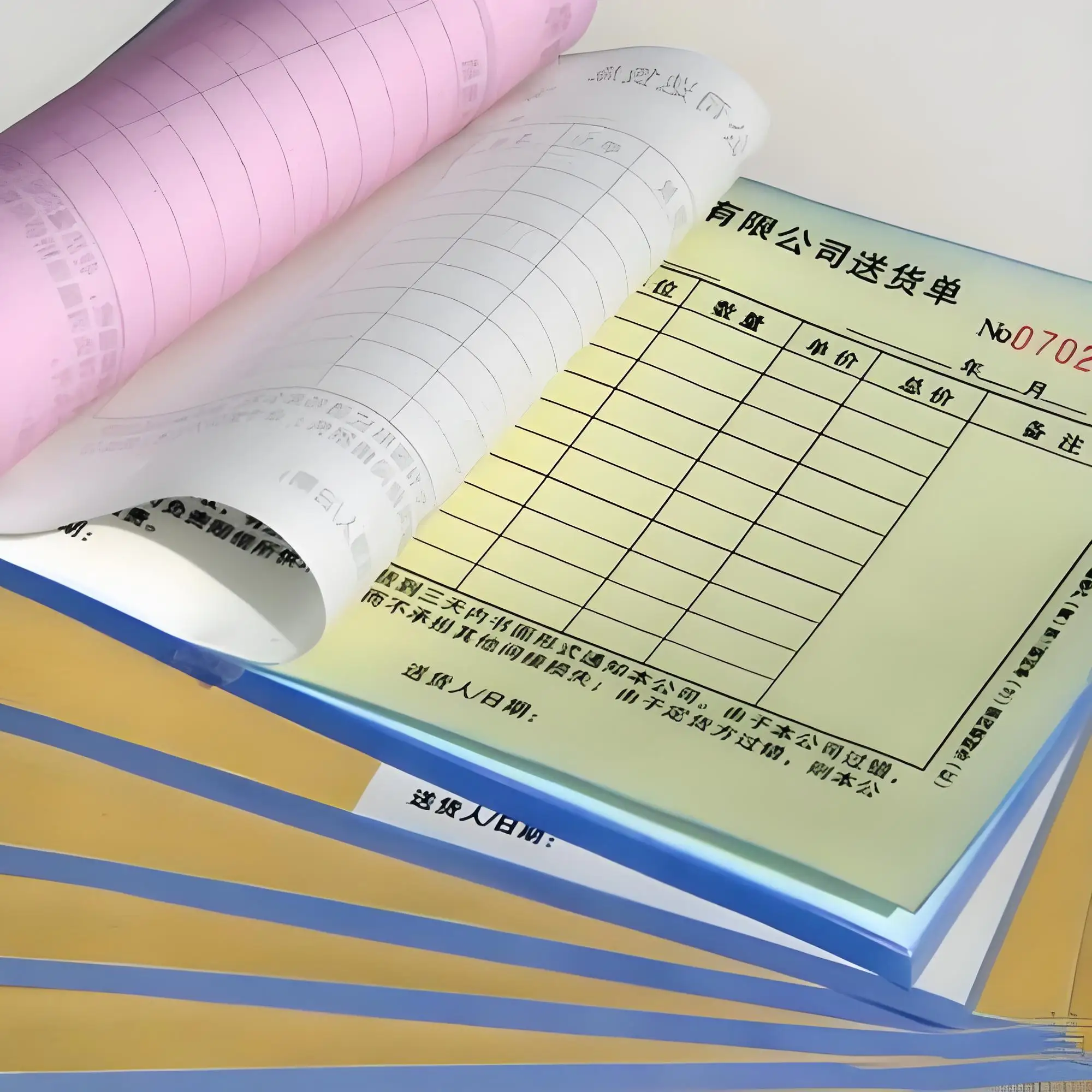 Custom print  A5 145X210mm  INVOICE RECEIPT BOOK WORK ORDER 2 -5 PART COPY  Receipt / Invoice / Sales BOOKS can add serial No