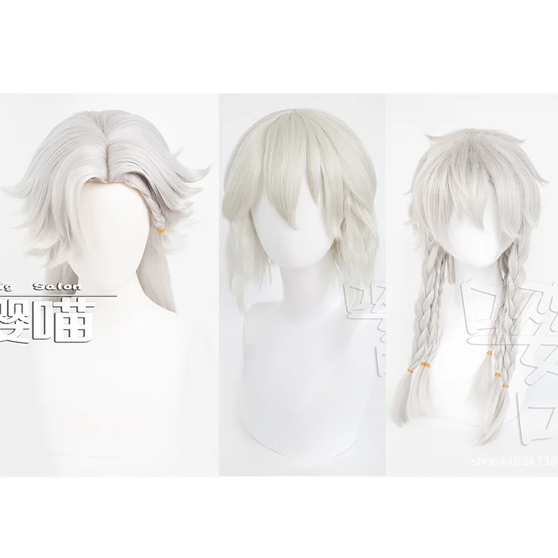 ساعة ليلية Ithaqua شعر مستعار تأثيري لعبة الهوية الخامس مقاومة للحرارة الشعر الاصطناعية أنيمي هالوين دور اللعب ليلة ساعة Ithaqua الباروكات