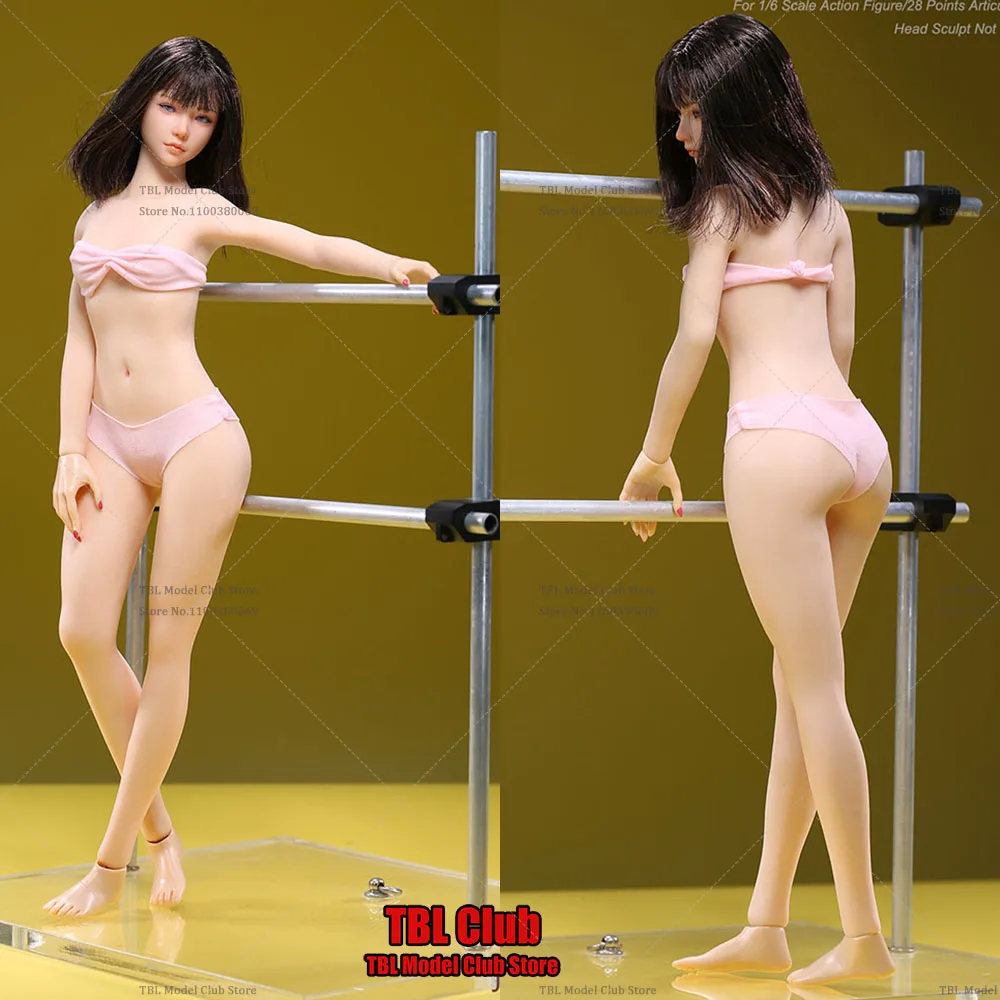 

In Stock JOQ-19B 1/6 Scale DIY Teenage Girl Narrow Shoulder Seamless Small Breast Body with Detachable Feet Action Figure Doll