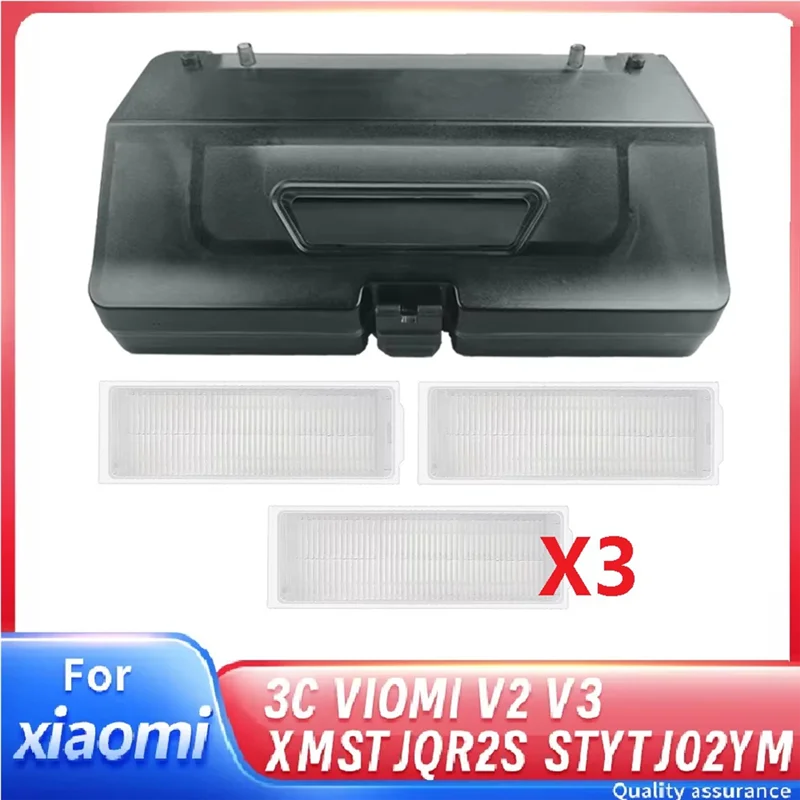 AC39-2 en 1 caja de polvo de tanque de agua para Xiaomi XMSTJQR2S STYTJ02YM aspiradora accesorio de tanque de agua