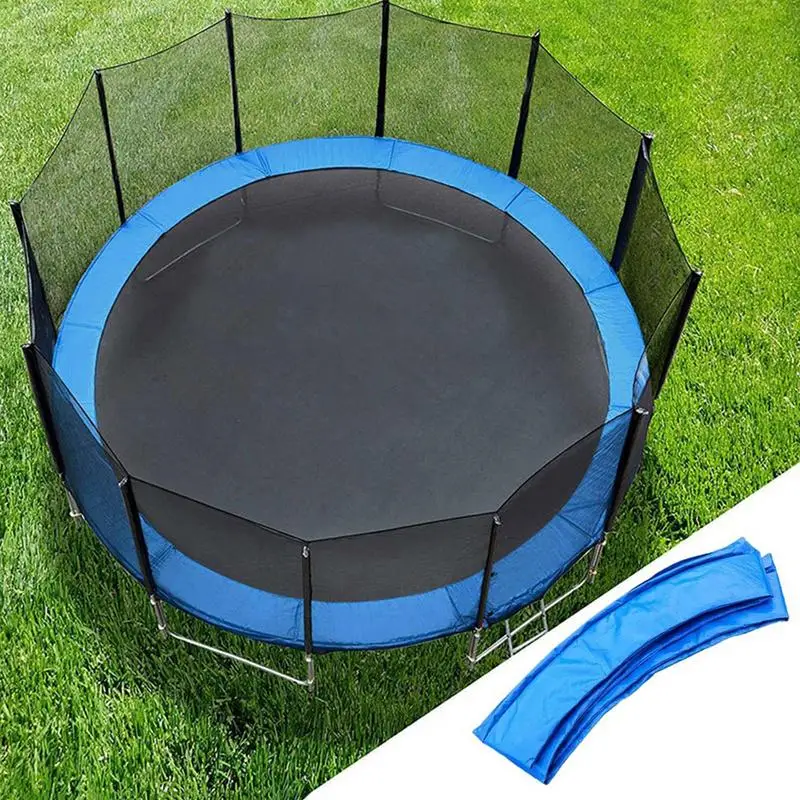 8/10Ft Trampoline Pad Protection Cover Universal Replacement Trampoline Safety Pad Water-Resistant Protective Cover Spring Cove