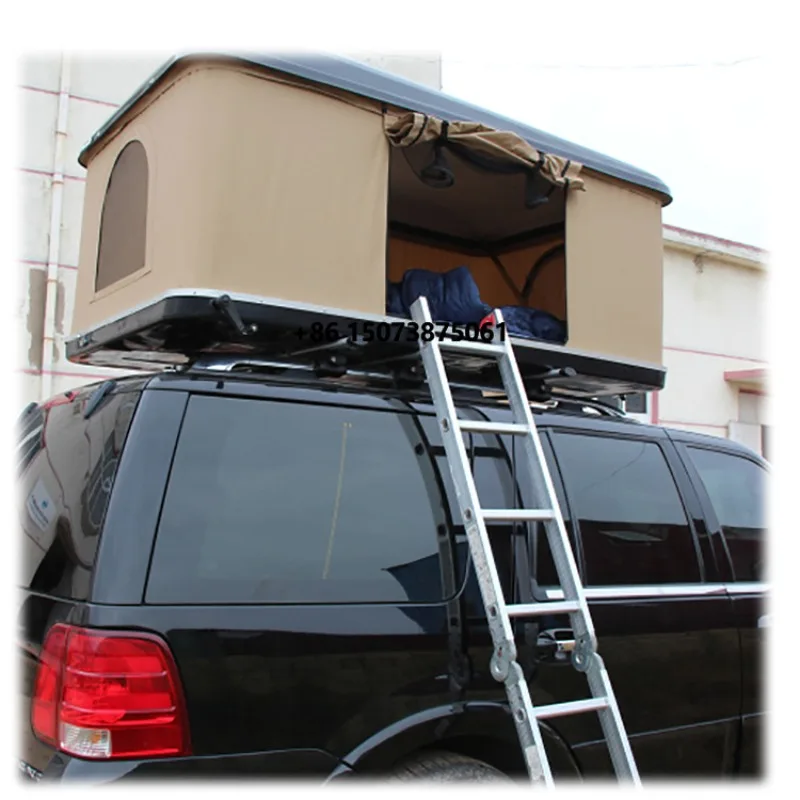 Family Travel Car Roof Top Tent Water Proof Hard Shell Roof Tent Top for Camping