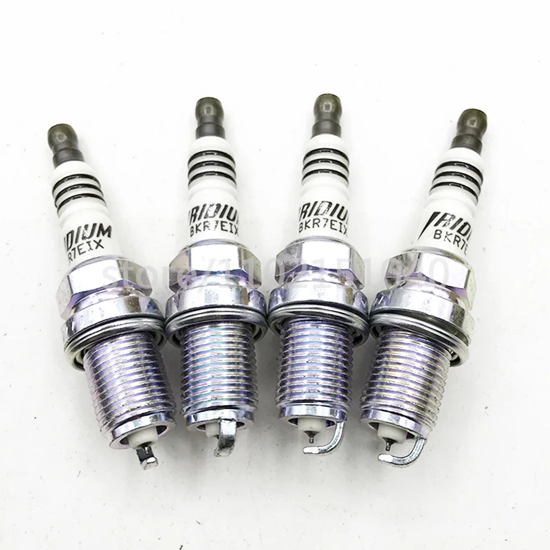 New 4pcs BKR7EIX 2667 Iridium Spark Plug For Polaris For Porsche For Audi For Quattro For BMW For Honda For Volvo BKR7EIX-2667