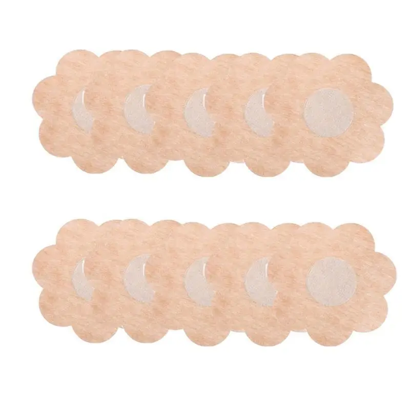 

39BD Soft Breast Petals Disposable Breast Pasties for Women Nippleless Covers 40pcs