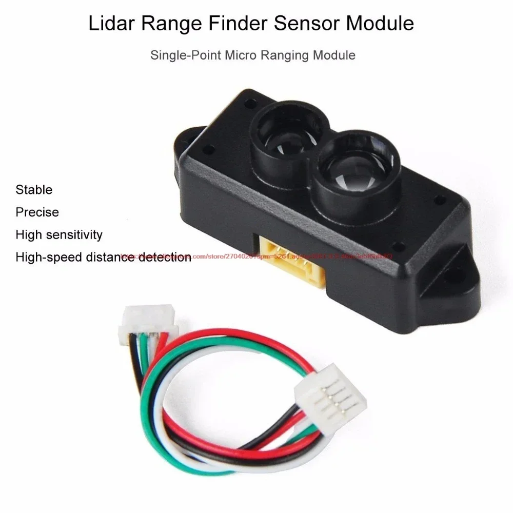 

Лазерный датчик расстояния TFmini LiDAR (0,3-12 м) с высокой точностью и последовательным портом вывода данных.