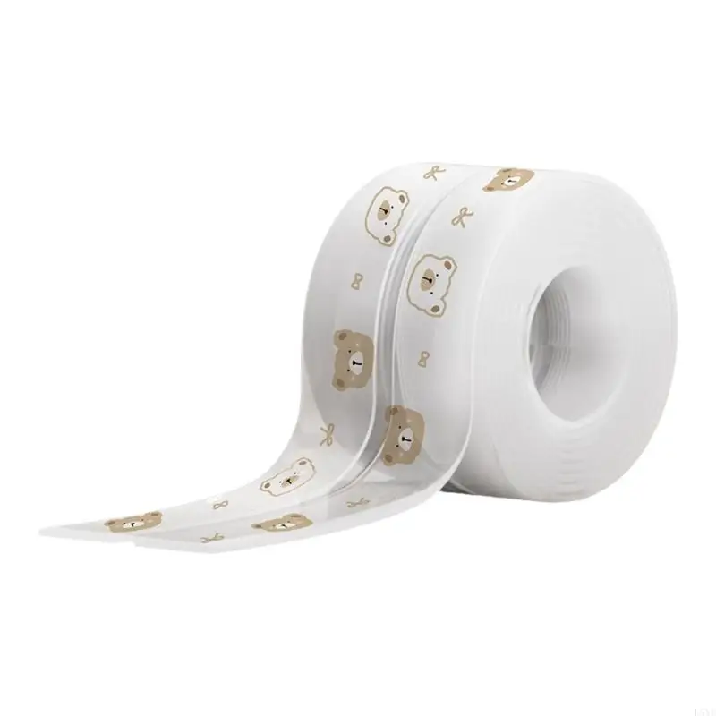 L5YF 2 مللي متر واقيات حواف PVC رفيعة لحماية الطفل دون وضع علامات لاصقة حشوات للزوايا تصميم مخدد مضاد للاعوجاج #5