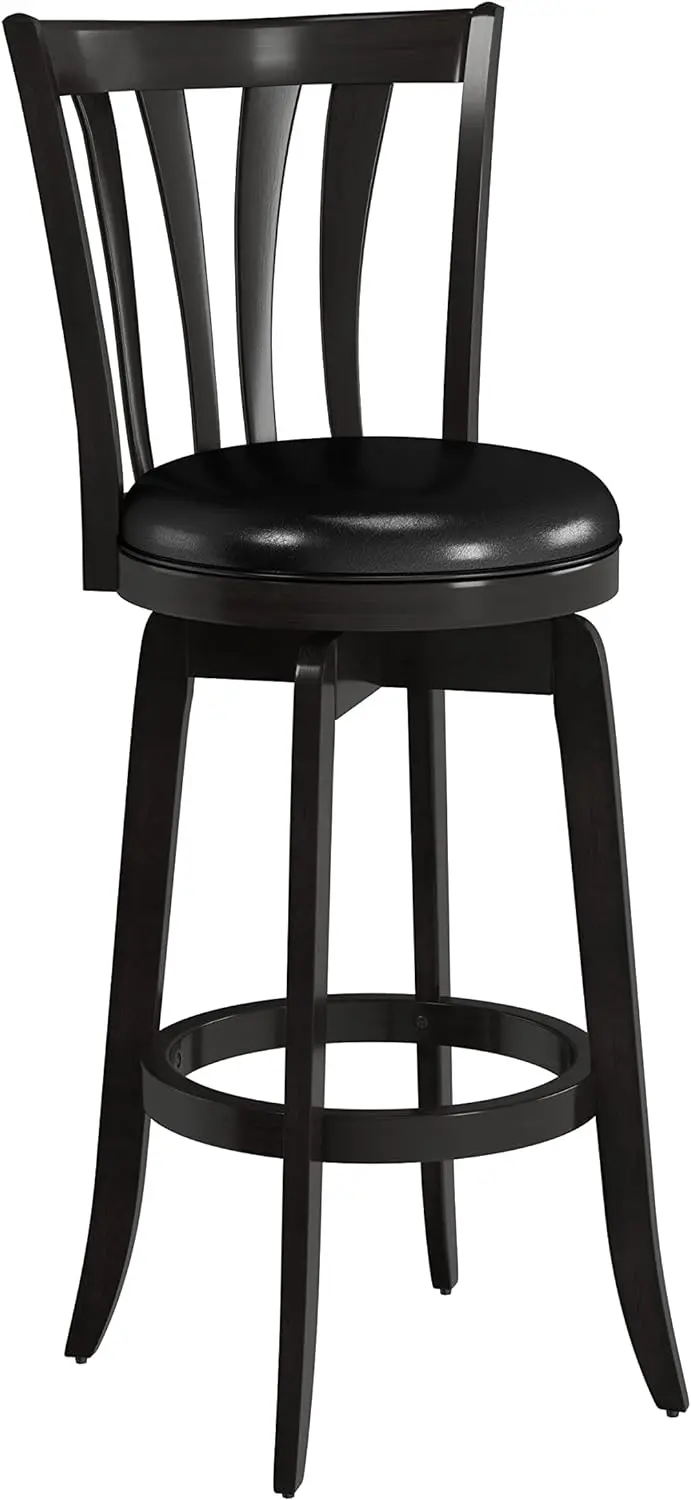 

Hillsdale Savana Wood Bar Height Kitchen Stool, 29.5" High, Black