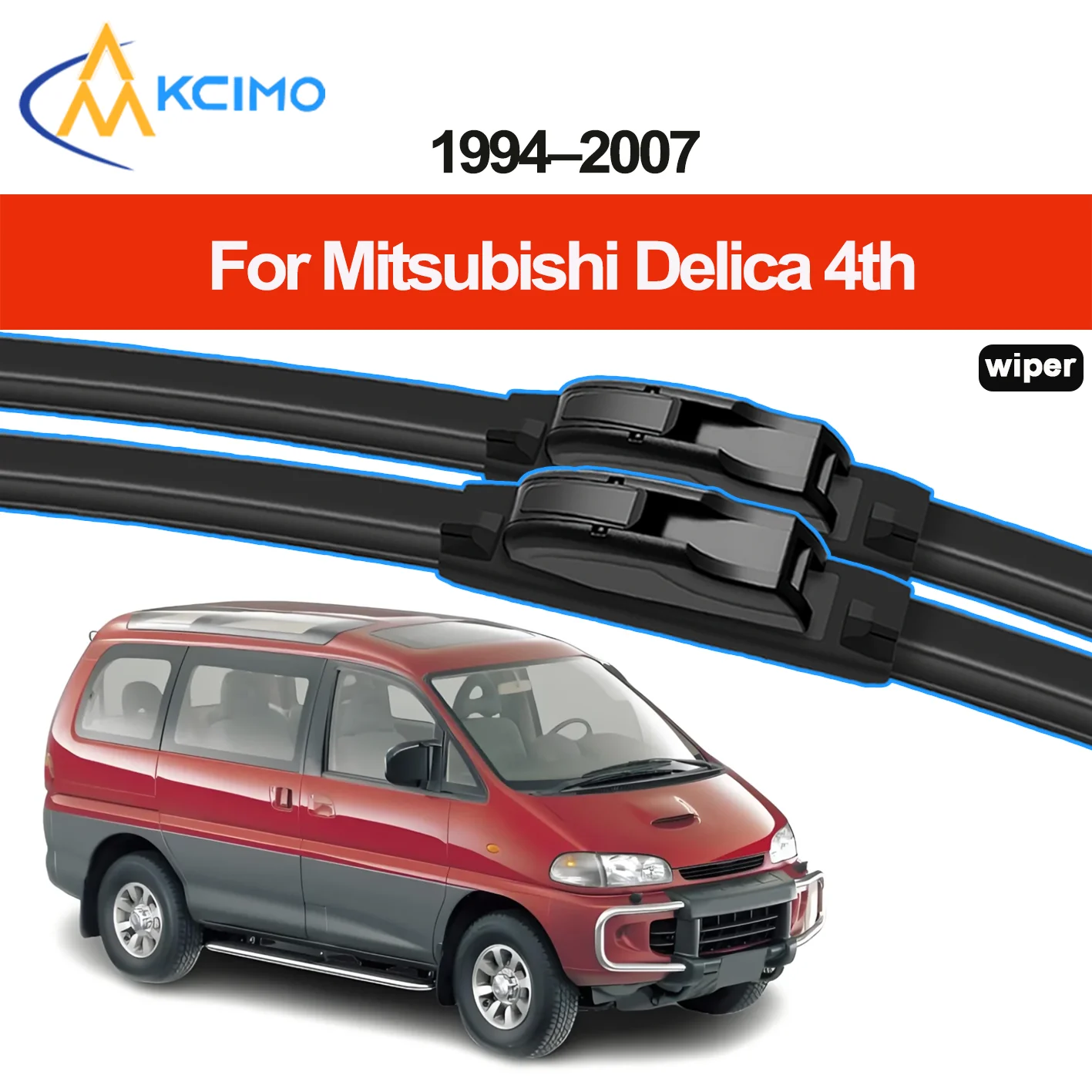 

KCIMO 2PCS New Wiper Blades for Mitsubishi Delica 4th 1994-2007 Mitsubishi L400 Mitsubishi Space Gear Mitsubishi Express Brushes