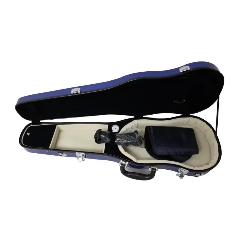 Blue fiberglass violin case, foreign trade export