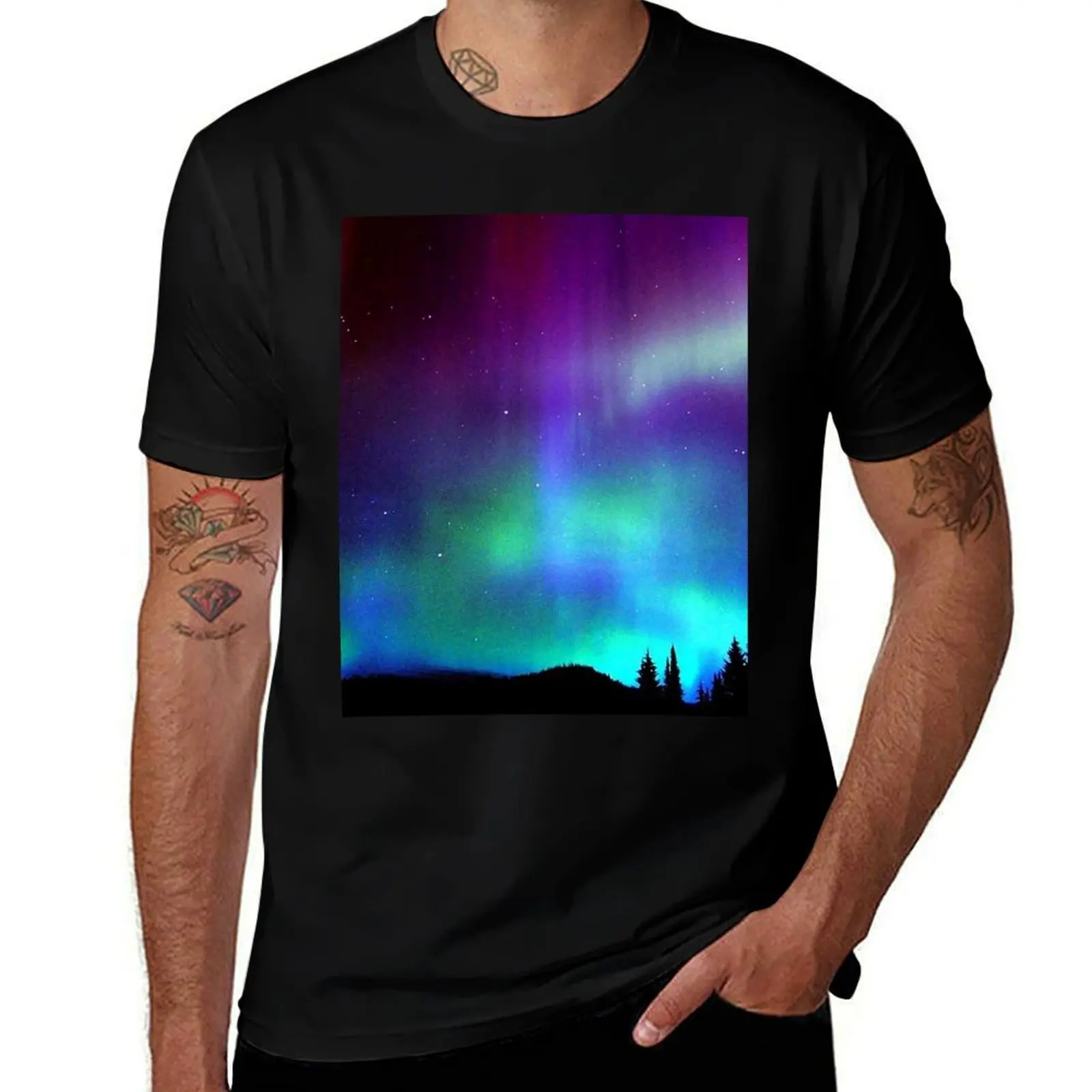 

Northern Lights T-Shirt t shirts designer cotton t shirt pack funny t shirts man T-shirt