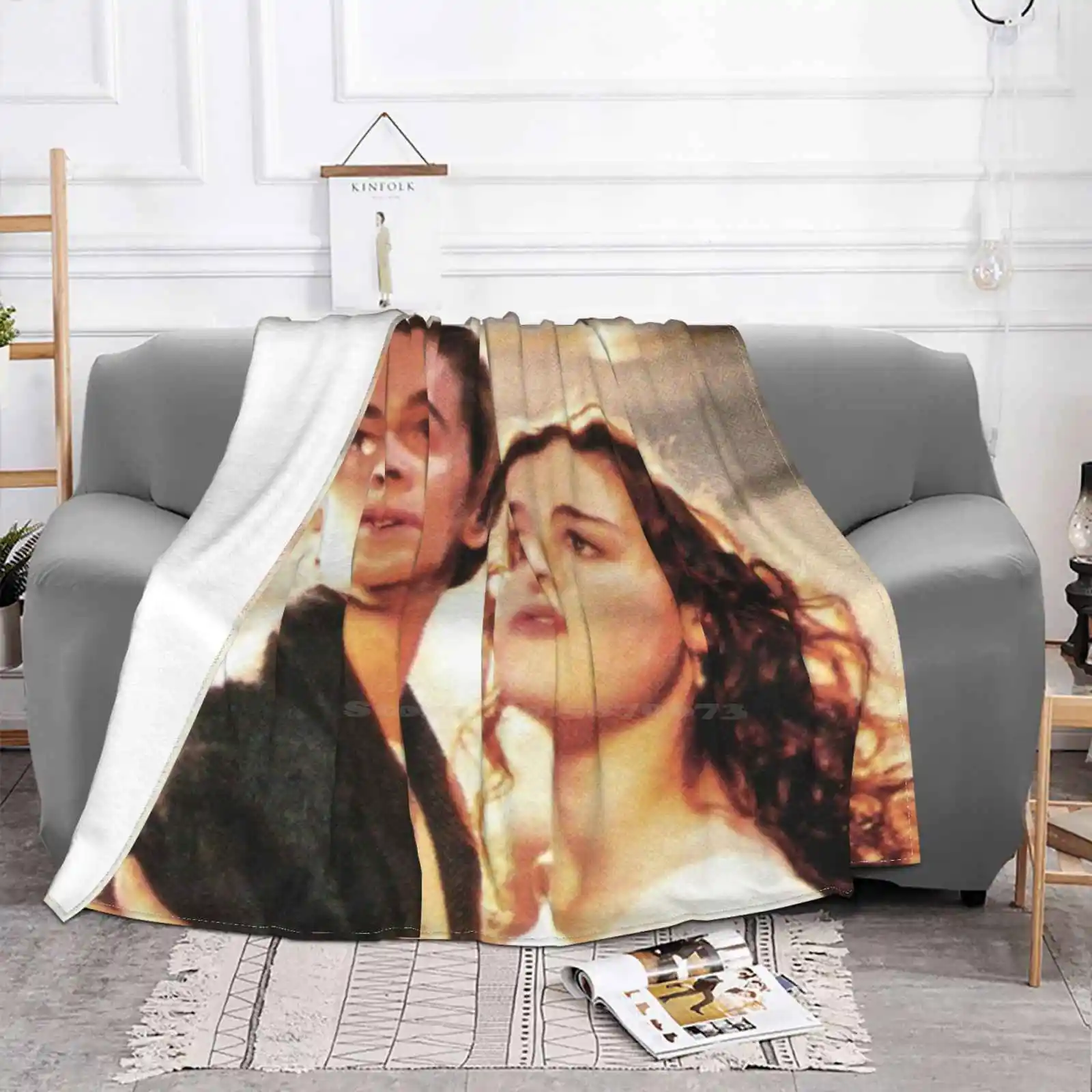 Titanic Jack And Rose Low Price New Print Novelty Fashion Soft Warm Blanket Romeo Juliet Leonardo Dicaprio Aesthetic Movie