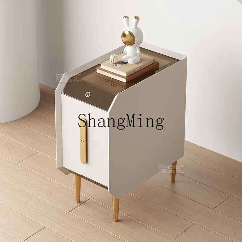 

ZYY light luxury smart bedside table lamp integrated installation-free creative household bedside table