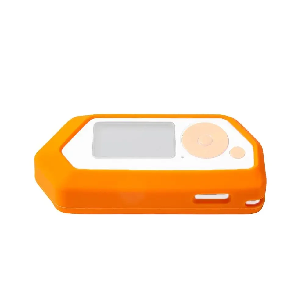 Protector de pantalla de 3 piezas, funda de silicona antideslizante naranja para Flipper Zero, accesorios de juego electrónico, regalos para niños y niñas