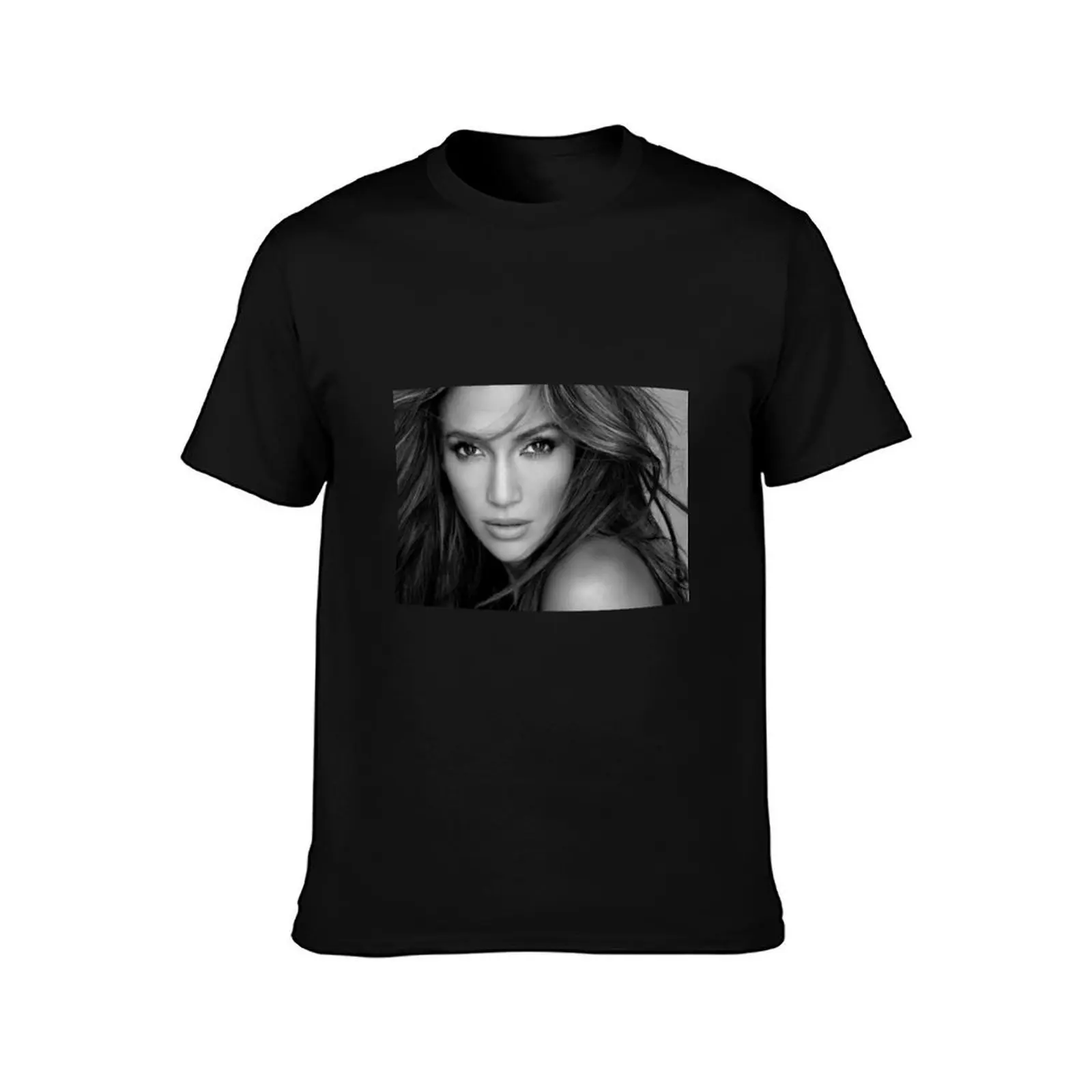 Jennifer Lopez! T-Shirt Non-Shrink Basic Cotton T-Shirt