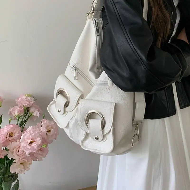 D0UD Fashion Women Backpack Purse PU School Bags Anti-theft Casual Shoulder Bag