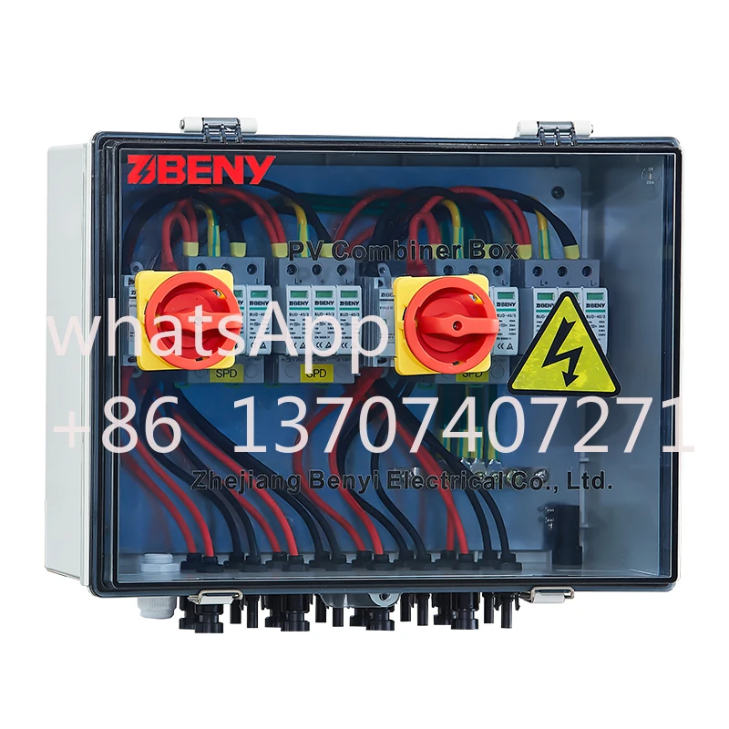 BENY solar  pv strings dc combiner box 4  IP66 hot sale for  Pv safety