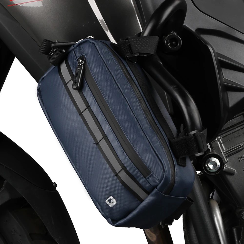 Rhinowalk-bolsa lateral para motocicleta, accesorio multifuncional para la cintura, para herramientas de Moto al aire libre, 3L