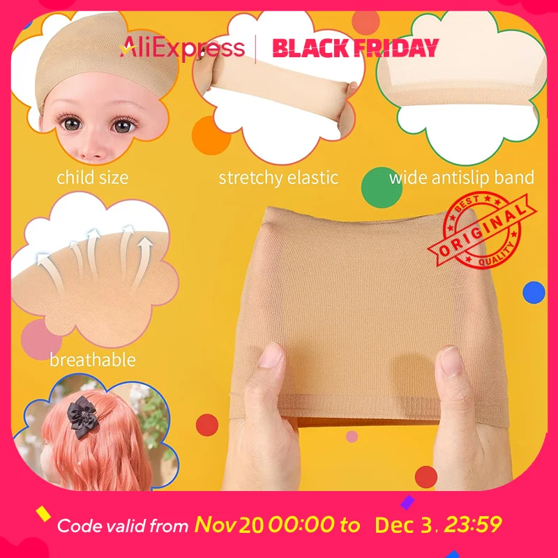 

Удобная и легкая шапочка для парика (10 шт.), улучшенная эластичная бесшовная невидимая сетка для волос для ежедневного использования под париком