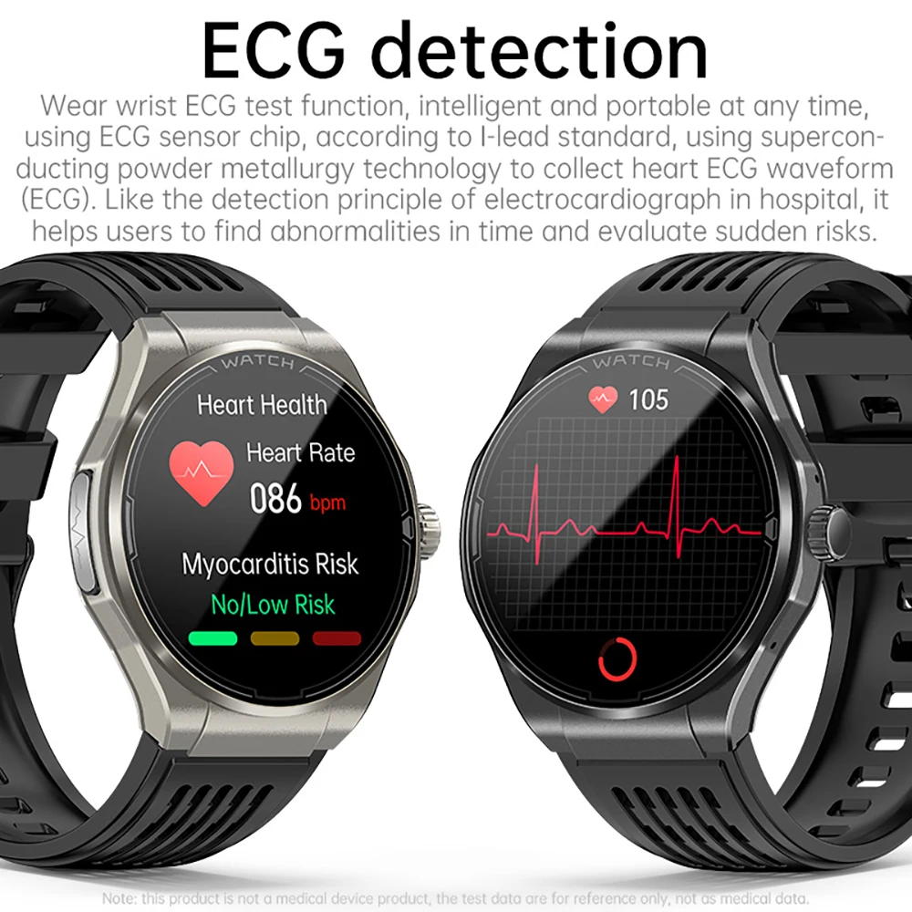 VALDUS 2025 Nuovo VE35 Pro ECG Smartwatch Uomo Donna 1.43 pollici AMLOED BT Chiamata Assistente vocale Batteria a lunga durata SoS Smart Watch
