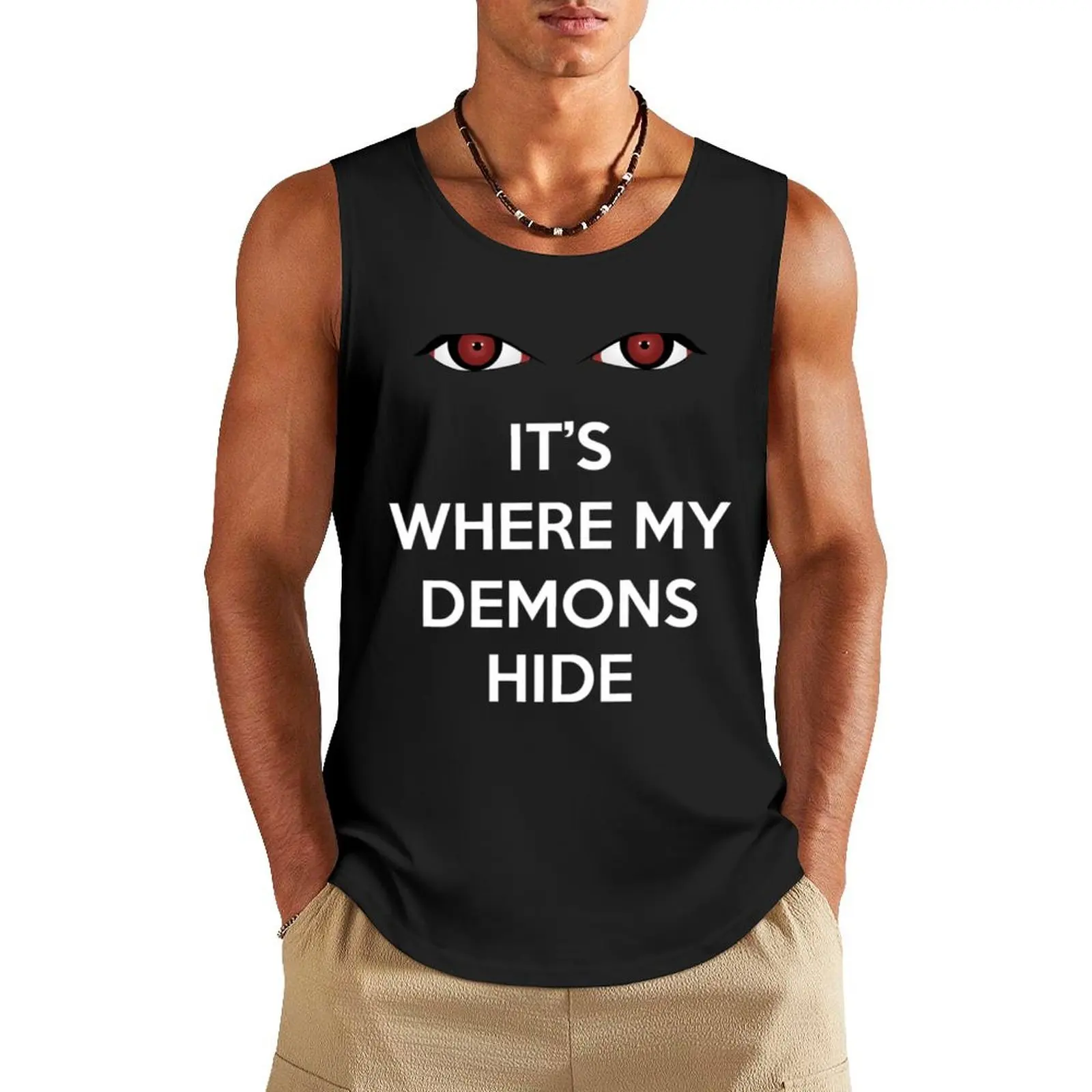 

Imagine Dragons - Demons Tank Top Men's tops men clothings Top summer gym clothes for man