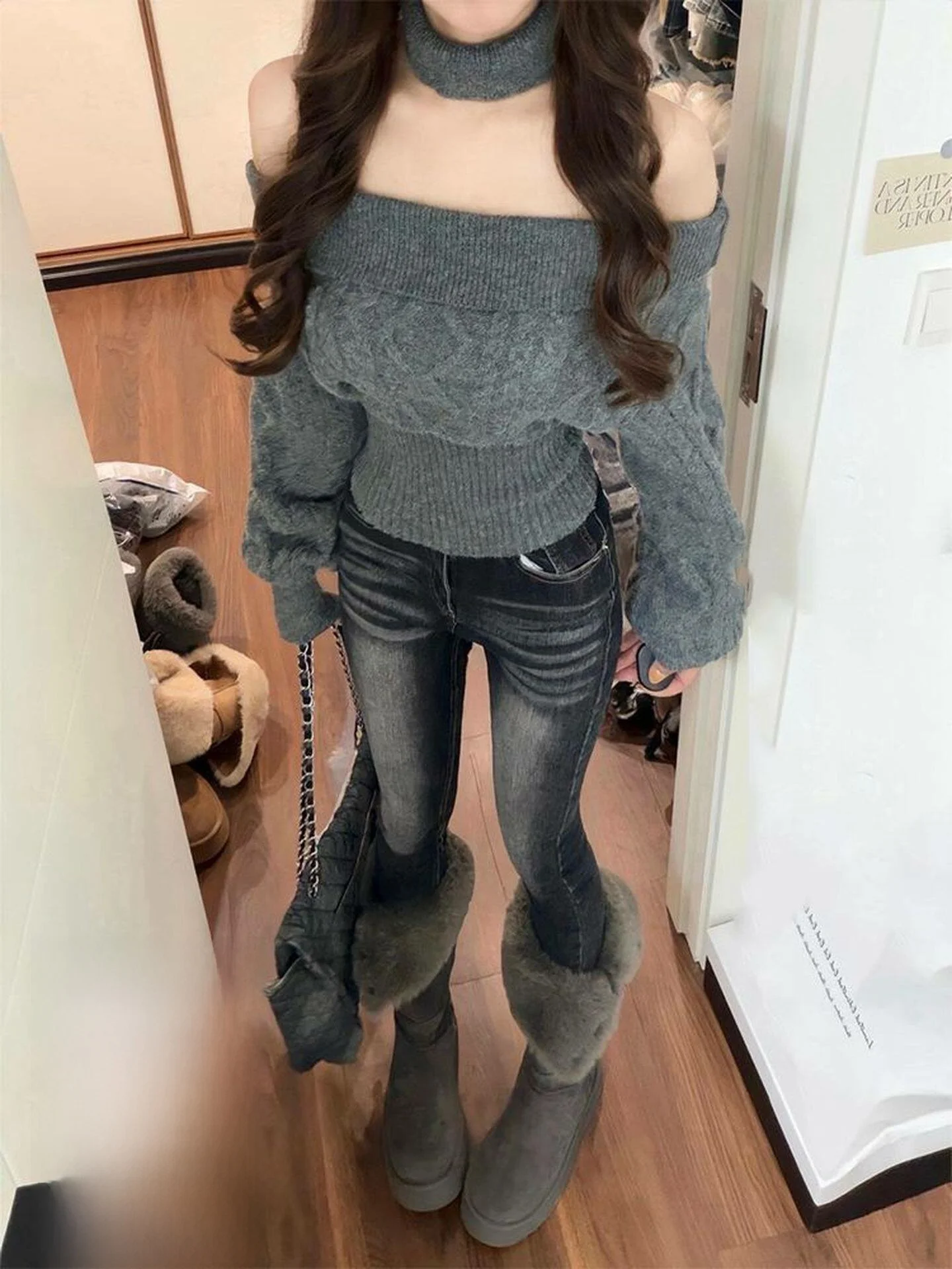 

Slim Fit High Waist Denim Jeans Women's Spring Summer New Style Thin Sexy Hot Girl Pear Shape Body Retro Washed Zipper Pocket