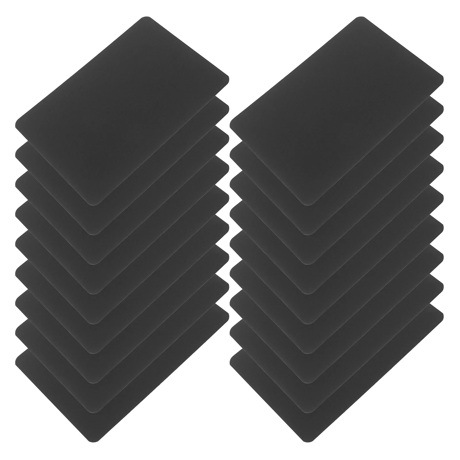 

100Pcs Blank Black Paper Message Cards 5.9x3.9in Sturdy Thick Cardstock for Birthday Greeting Flower Notes Memo Cards