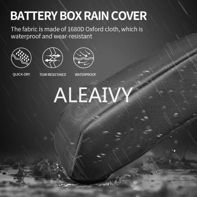 Ebike Battery Cover,Waterproof Dustproof Ebike Battery Protective Cover for Hailong eBike Lithium Battery Protection Cover
