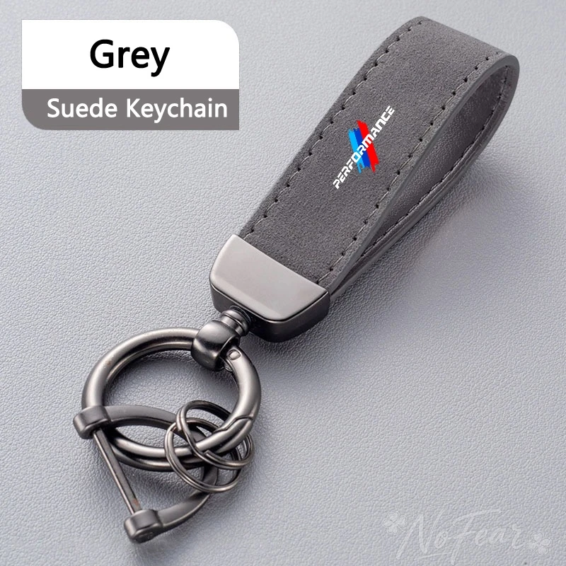 

For BMW Performance X1 X3 X4 X5 E46 E90 F20 E60 E39 F10 M1 M2 M3 M5 M6 E87 Suede Car Keychain Key Chain Lanyard Accessories