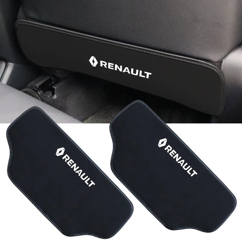 Car Seat Anti-Kick Pad Wear Resistant Anti-fouling Mat For Renault RS Koleos Captur Kadjar Megane Clio 5 Scenic Arkana Zoe Twing