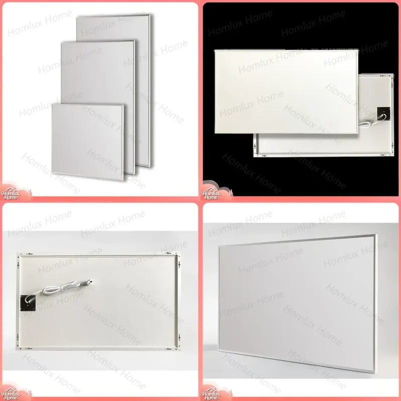 Energy Saving Wall Mounted Infrared Heating Panel for Home Office Bedroom Bathroom Heater Indoor Heating Device Fast