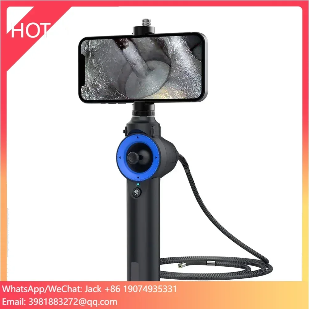 Portable Industrial Video Borescope Snaked Camera With 360 Degree Joystick Rotation 6mm Diameter 1M Probe Tube