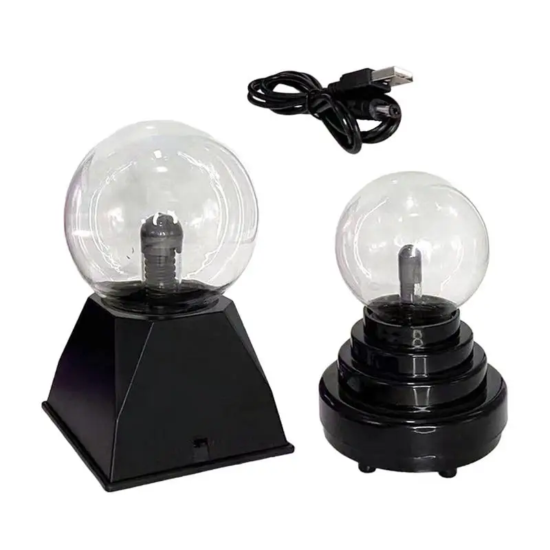 usb recarregavel plasma lamp ball controle estatico desk lamp som ativado bola eletrostatica plasma sphere novidade 01