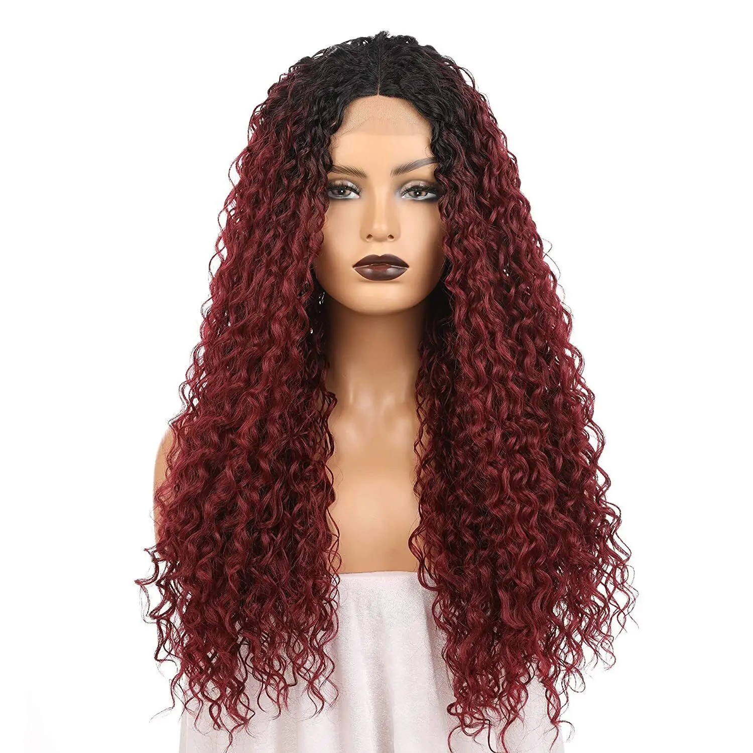 

23 Inch Kanekalon Futura Synthetic Hair Curly Lace Front Wig