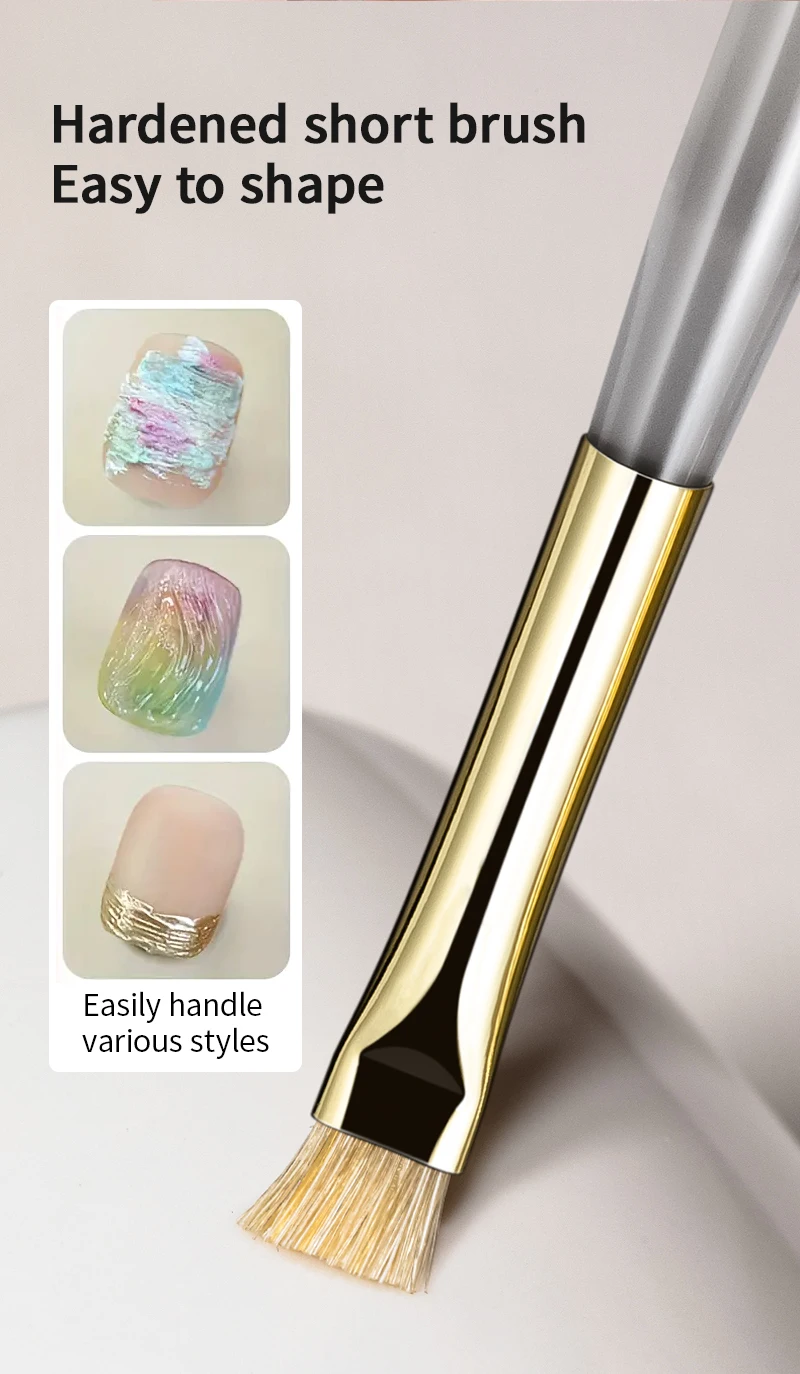 RSNAIL Nail Art Styling Pinsel Streifen Liner Pinsel Multifunktionale Design Nagel Pinsel Harte Borsten Modellierung Pinsel Maniküre Werkzeuge – Detail 3
