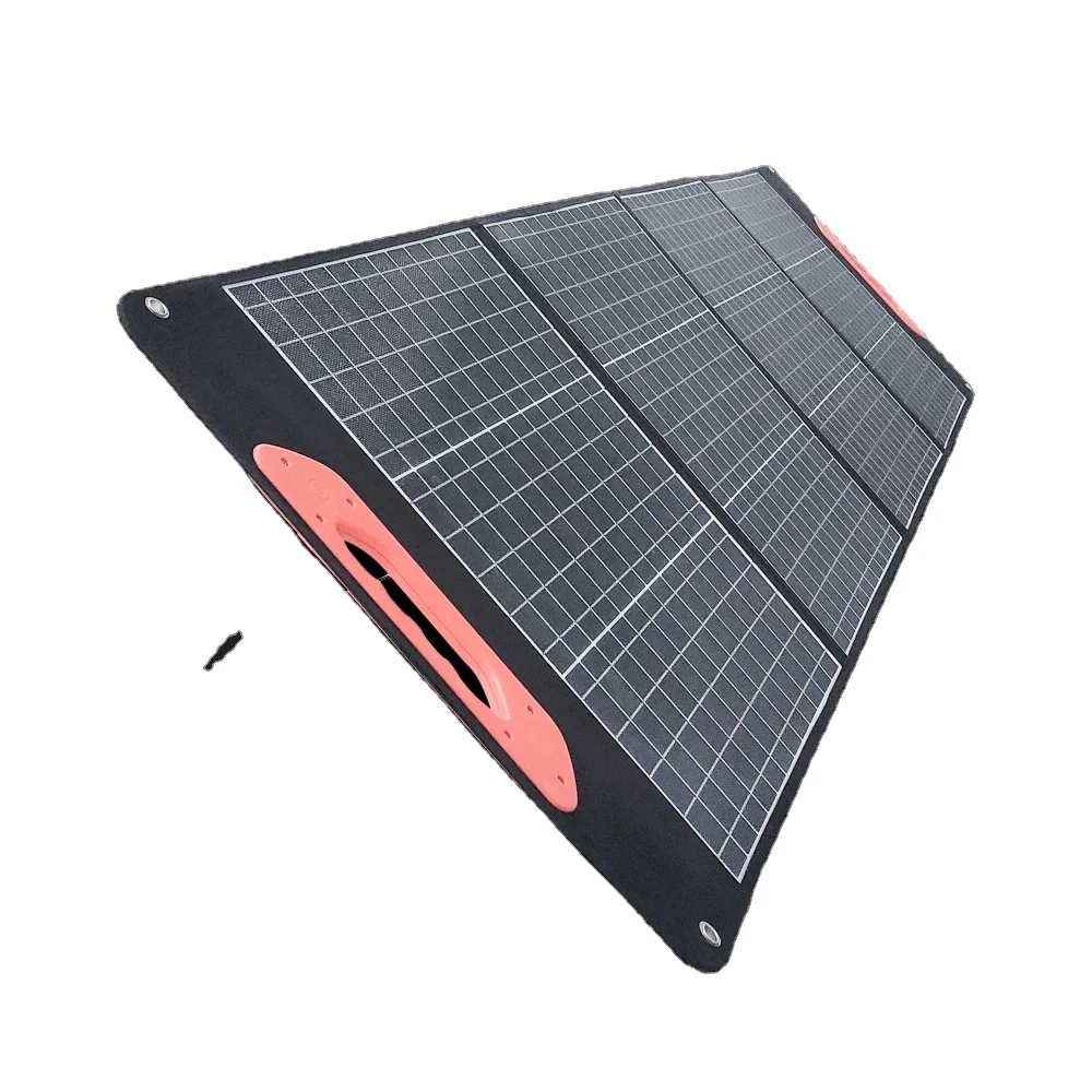 cheap  new design foldable ETFE 22% efficiency150w homeuse flexible solar panels with USB and parallel port for camping car boat