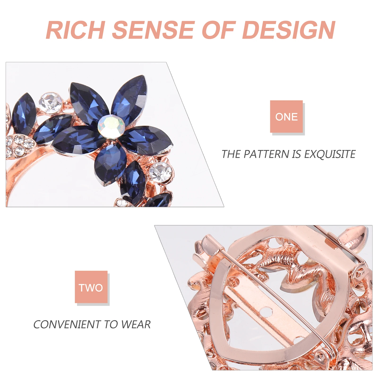 1 قطعة وشاح مشبك حامل النسيج خمر الإبداعية بروش وشاح مشبك ثابت ملابس الحفلات الصدار هدية ل #3