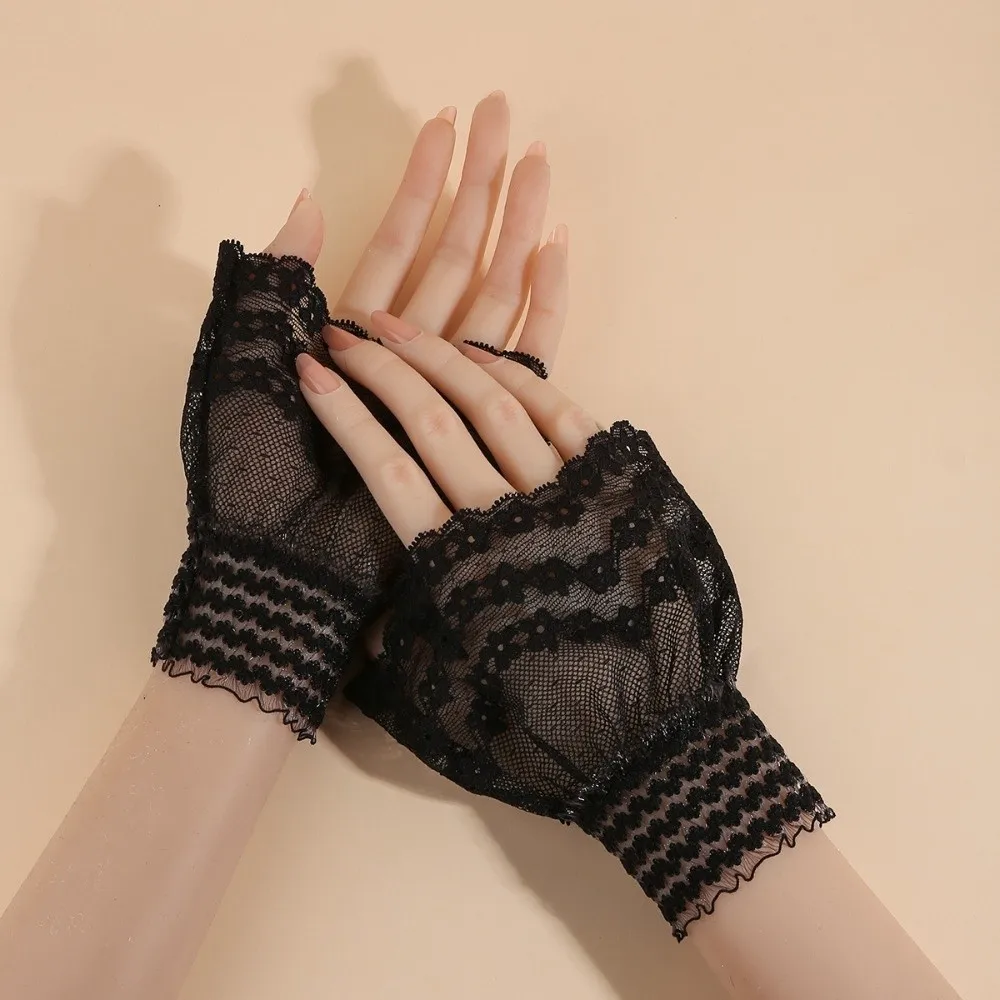 

Модные кружевные манжеты с рюшами для запястий, удобный аксессуар для костюма, мягкие кружевные манжеты для свадьбы