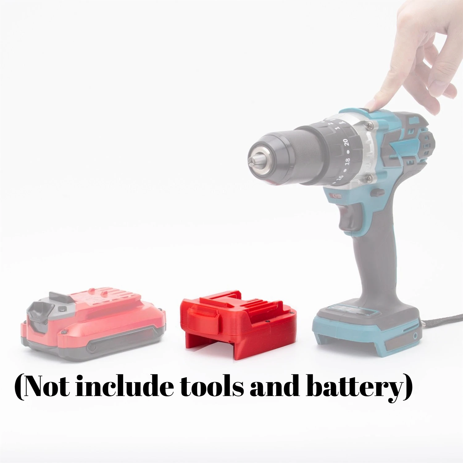 

Адаптер для аккумуляторов Stanley Fatmax / Craftsman V20 для инструментов Makita 18V (инструменты и аккумуляторы не входят в комплект)