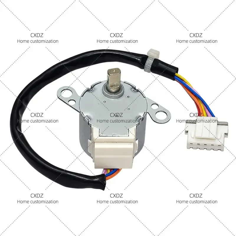 2PCS MP24HF 1521210712 Air Conditioning Cabinet Stepper Motor Left Right Swing DC12V Replacement Parts