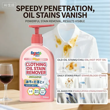 Oil stain removal clothes, oil removal king water wash, powerful cleaning and dirt removal detergent