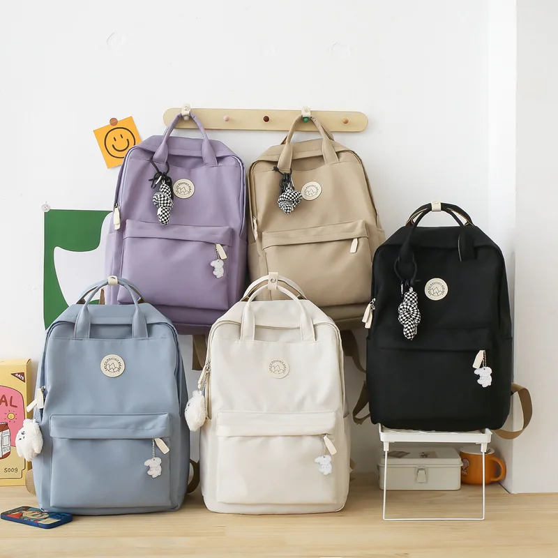 

Minimalist High School Birthday Backpack, Female Ins Style Backpack, 2025 New Large Capacity Leisure Travel Bag