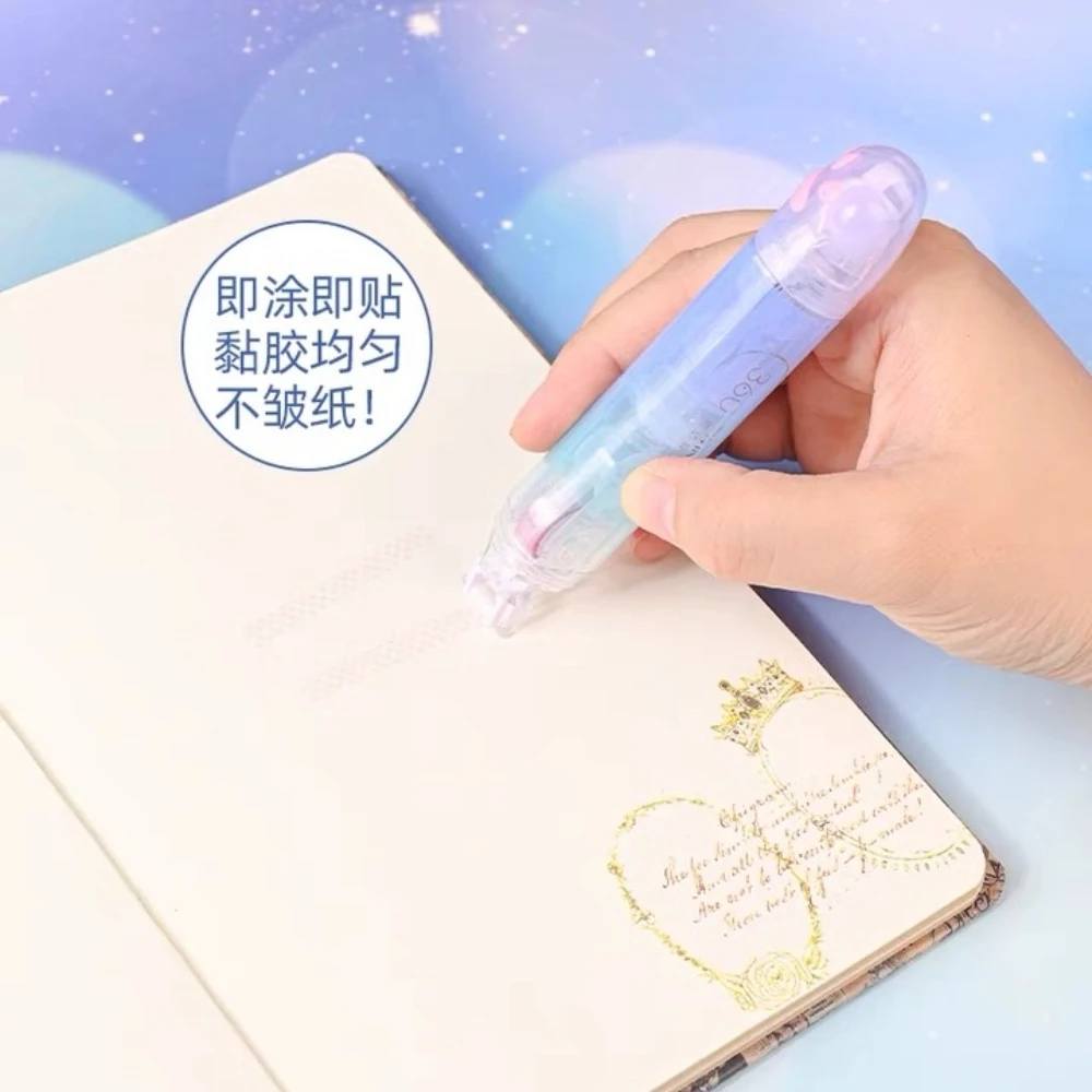 Gradient Color Cat\'s Paw Correction Tape Dotting Glue 2 in 1 Correction Tape Good-looking Portable Student Stationery