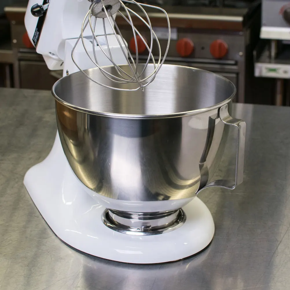 

Stainless Steel Mixer Replacement Bowl Flat Bottom Dishwasher Safe Compatible With Stand Mixers Salad Kitchen Food Bowl