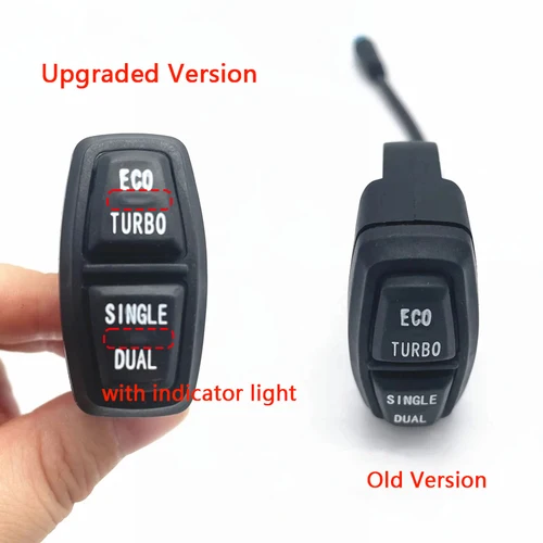 Imagen 2 del producto Botón de interruptor de modo mejorado Kaabo para Mantis8/10 Wolf Warrior II Wolf King Original ECO TURBO botón de interruptor de patinete doble único